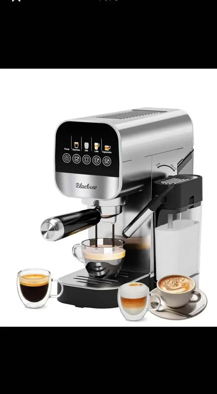 20 Bra Steam Espresso and Cappuccino Maker - Stainless Steel